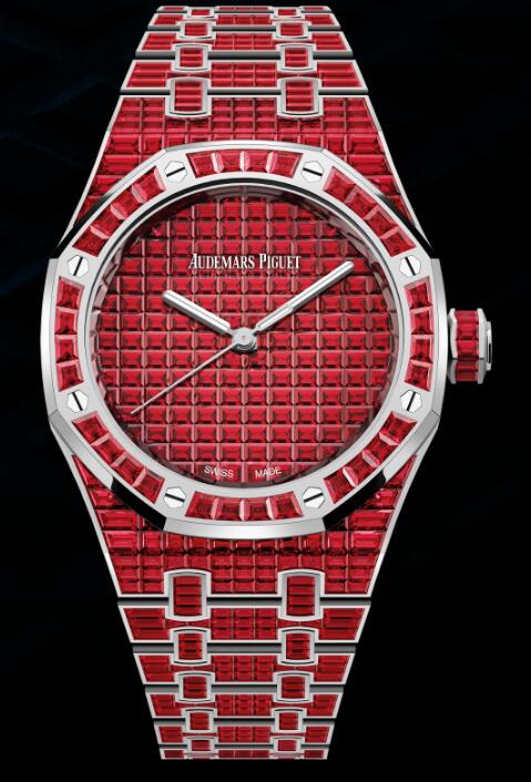 Review 2022 Audemars Piguet ROYAL OAK SELFWINDING RUBY 50TH ANNIVERSARY Replica Watch 15554BC.RR.1274BC.01